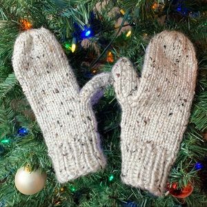 Aspen tweed mittens